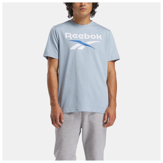 Reebok Ανδρική κοντομάνικη μπλούζα Identity Big Stacked Logo Tee Reebok Ανδρική κοντομάνικη μπλούζα Identity Big Stacked Logo Tee